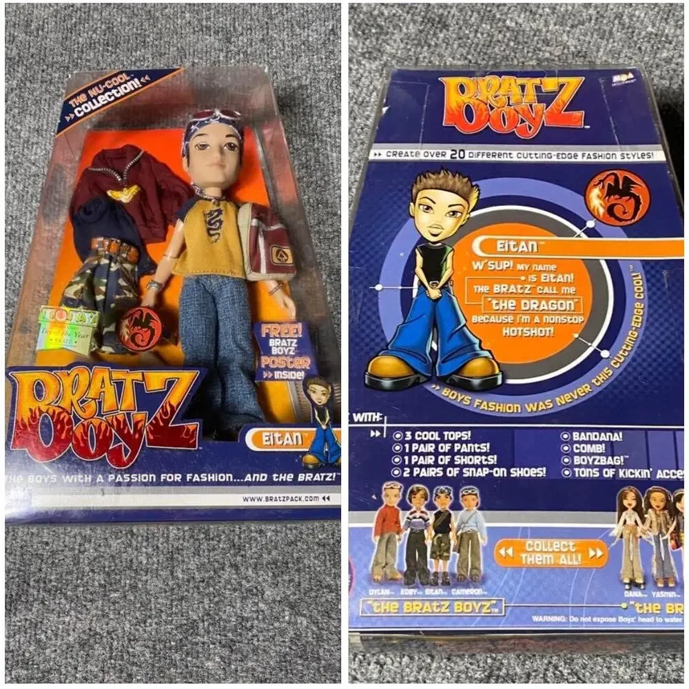 Lot of 4 2003/ 2021 Bratz Boyz Nu Cool The Boys with a Passion for Fashion